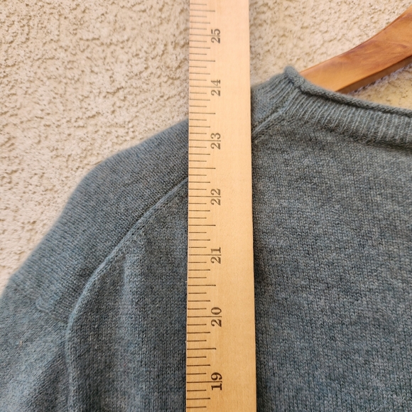 MAGASHONI Women's Sweater Large Green 100% Cashmere Quiet Luxury Lightweight - Picture 7 of 8